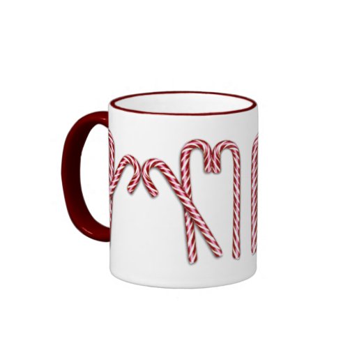 Candy Cane Christmas Mug Zazzle