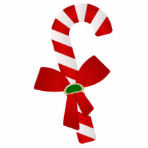 Candy Cane - Christmas ornament photo sculptures