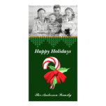 Candy Cane Christmas Photo Card