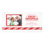 Candy Cane Christmas Photo Card