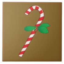 Candy Cane Christmas Tile tiles
