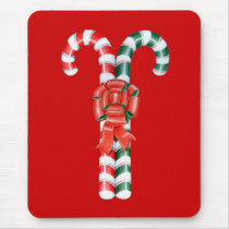 Candy Cane Duo Mouse Mats