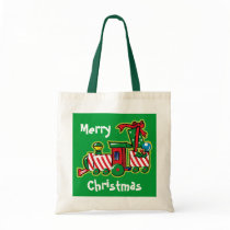 Candy Cane Express Custom Tote Bag