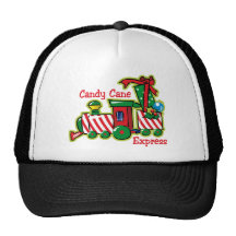 Candy Cane Express Trucker Hats