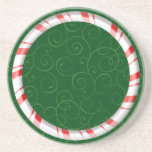 Candy Cane Frame Coaster