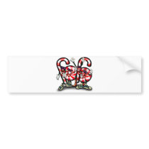 Candy Cane Gang bumper stickers