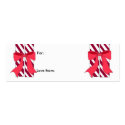 Candy Cane - Gift Tags business cards by seashell2 Candy Cane - Gift Tags business cards