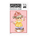 Candy Cane Girl Stamp stamp