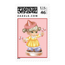 Candy Cane Girl Stamp stamps
