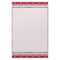 Candy Cane Hex Lattice Sm Any Color Stationary stationery