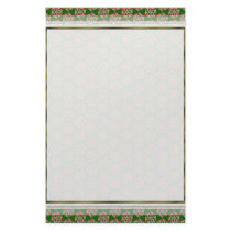Candy Cane Hex Lattice Sm Any Color Stationary stationery