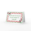 Candy Cane Holiday cards