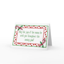 Candy Cane Holiday cards