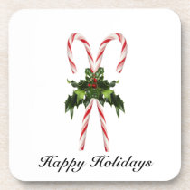 Candy Cane Holiday Cork Coaster cork coasters