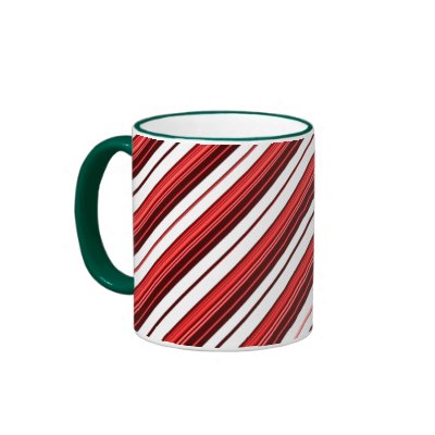 Candy Cane Holiday Mug by TDSwhite