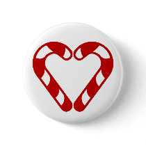 Candy Cane Love buttons by Cidreira Candy Cane Love buttons