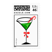 Candy Cane Martini Stamp