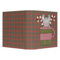 candy cane mouse in cup binder