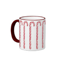 Candy Cane Mug by floatinglemons Candy Cane Mug
