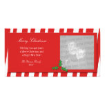 Candy Cane Photo Card