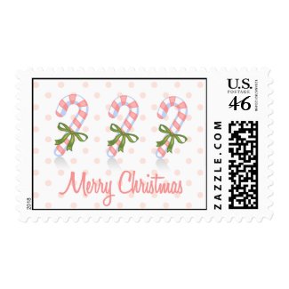 Candy Cane Postage stamp