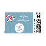 Candy-Cane Postage Stamps