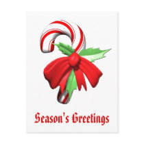 Candy Cane Postcard