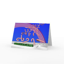 Candy Cane Rainbow cards