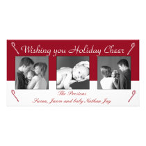 Candy Cane Simplicity Photo Cards