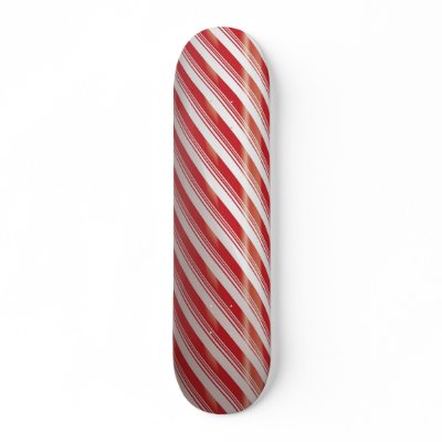 Candy Cane Skateboard by meatloaf
