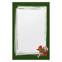 Candy Cane Stationery