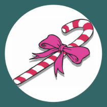 Candy Cane Stickers stickers