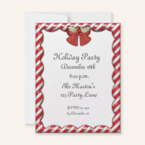 Candy Cane Stripes Invitation