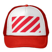 Candy Cane Stripes Mesh Hat