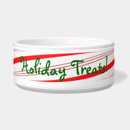 Candy Cane Stripes petbowl