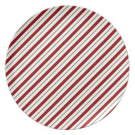 Candy Cane Stripes plate