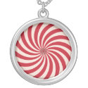 Candy Cane Swirl Necklace necklace