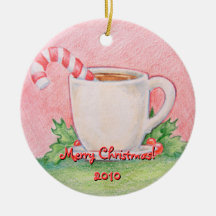 Candy Cane Tea Ornament