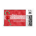 Candy Cane • Winter Wedding Stamps
