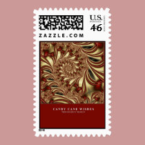 Candy Cane Wishes postage