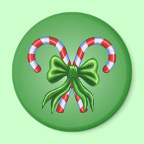Candy Canes and Bow magnets