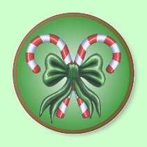 Candy Canes and Bow magnets