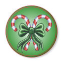 Candy Canes and Bow magnets
