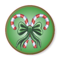 Candy Canes and Bow magnets