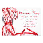 Candy Canes Christmas Party Invitations