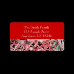 Candy Canes Holiday Return Address Label