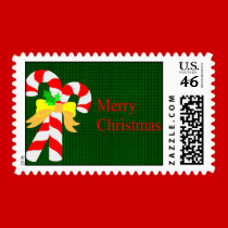 Candy Canes postage