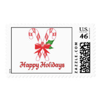 Candy Canes postage stamp by EmeryDesign Candy Canes postage stamp