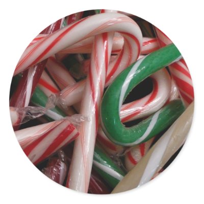 Candy Canes Sticker