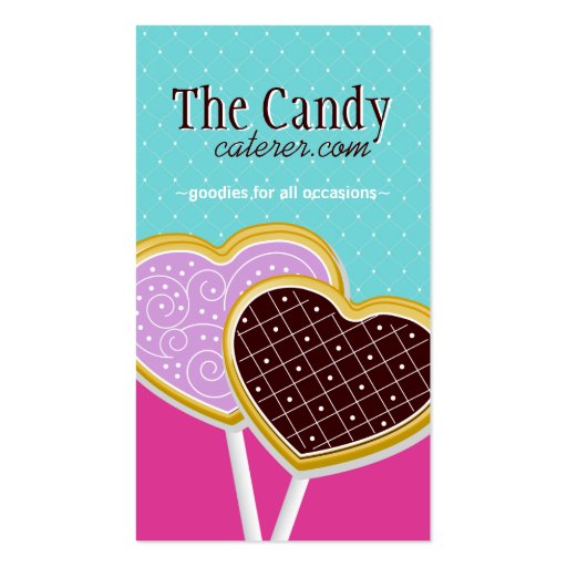 Candy Catering Business Cards